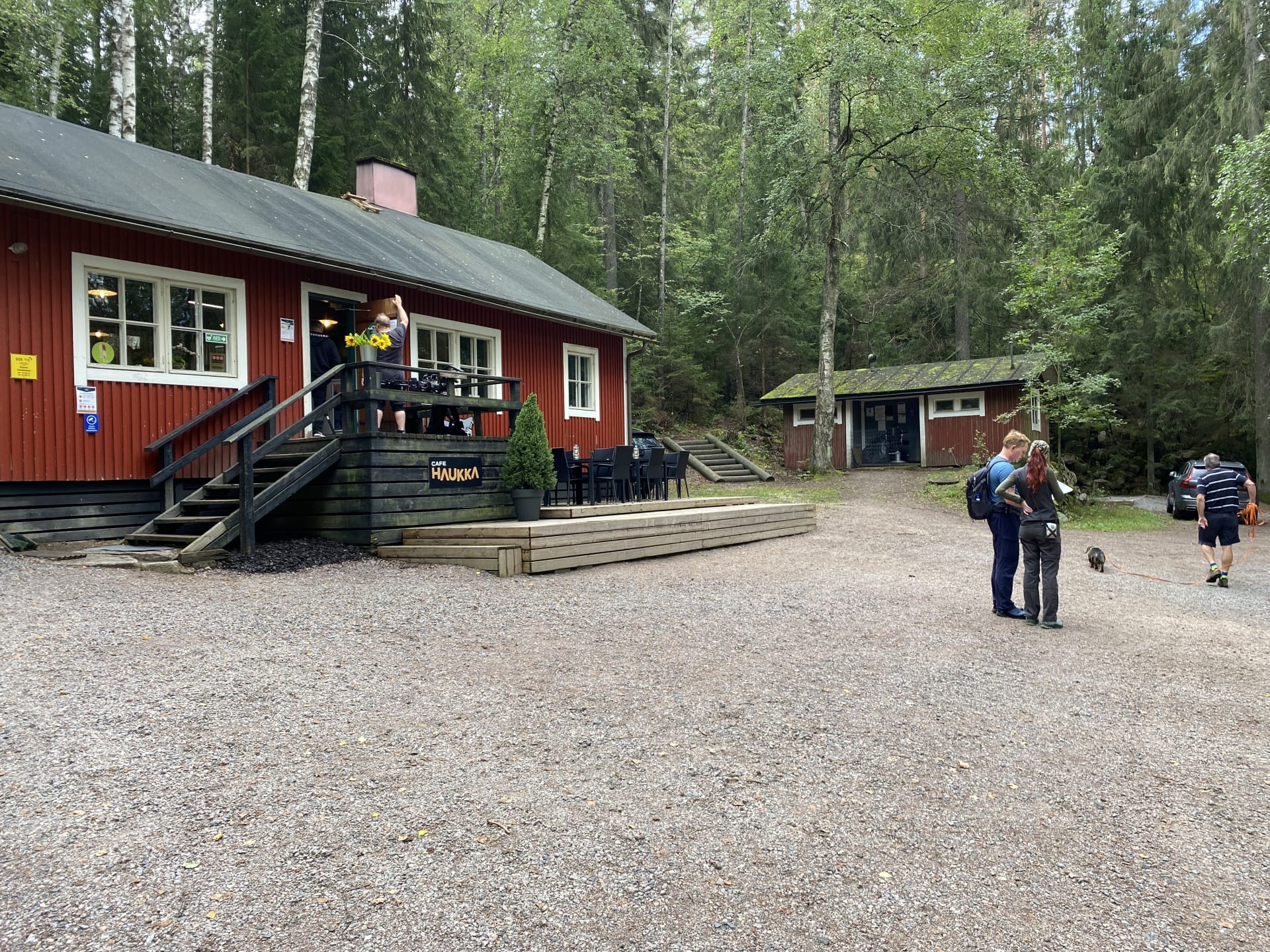 Cafe Haukka in Nuuksio National Park
