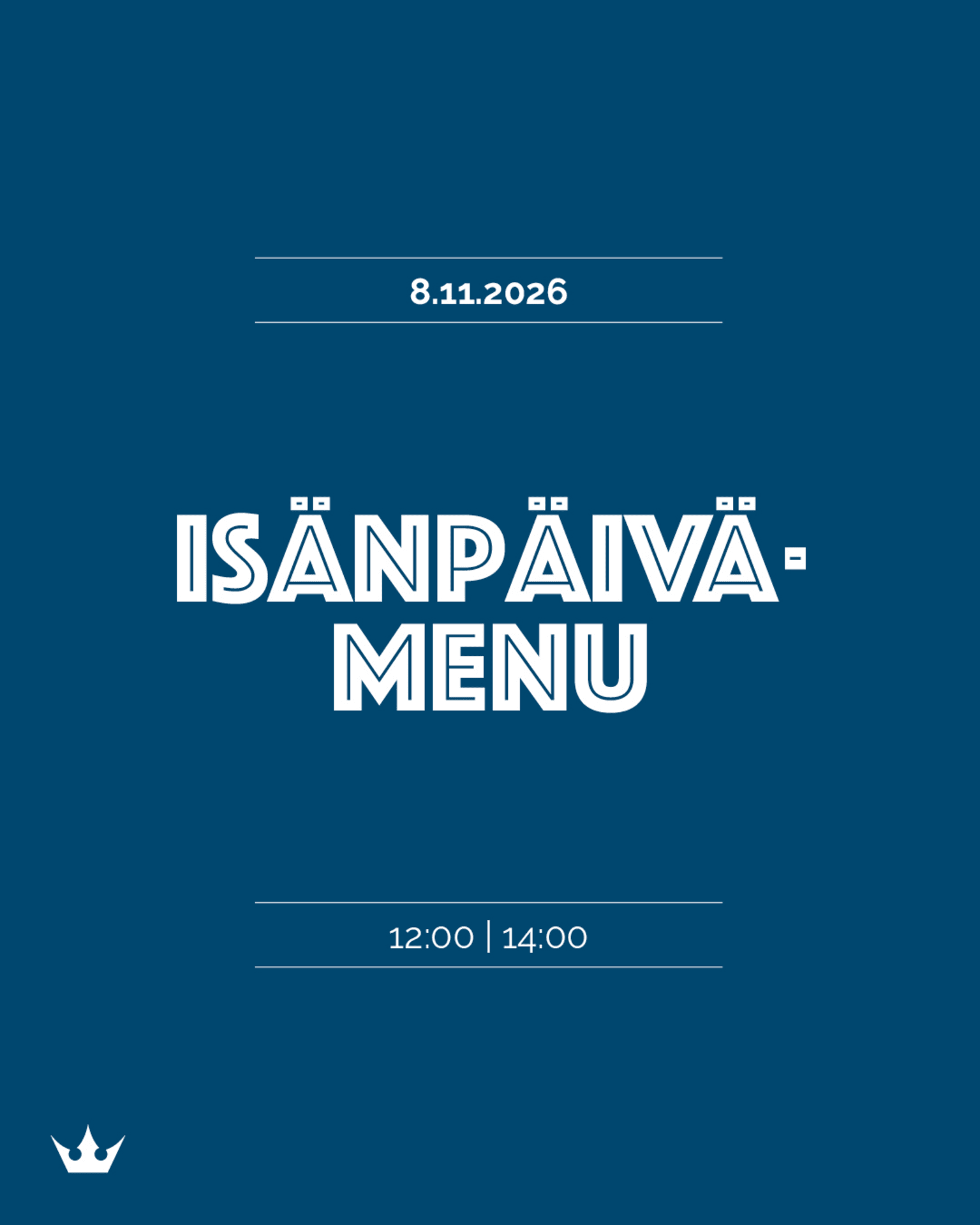 Isänpäivälounas Raahen Hovissa