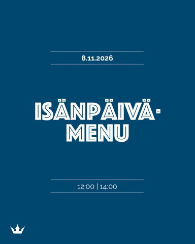 Isänpäivämenu Raahen Hovissa