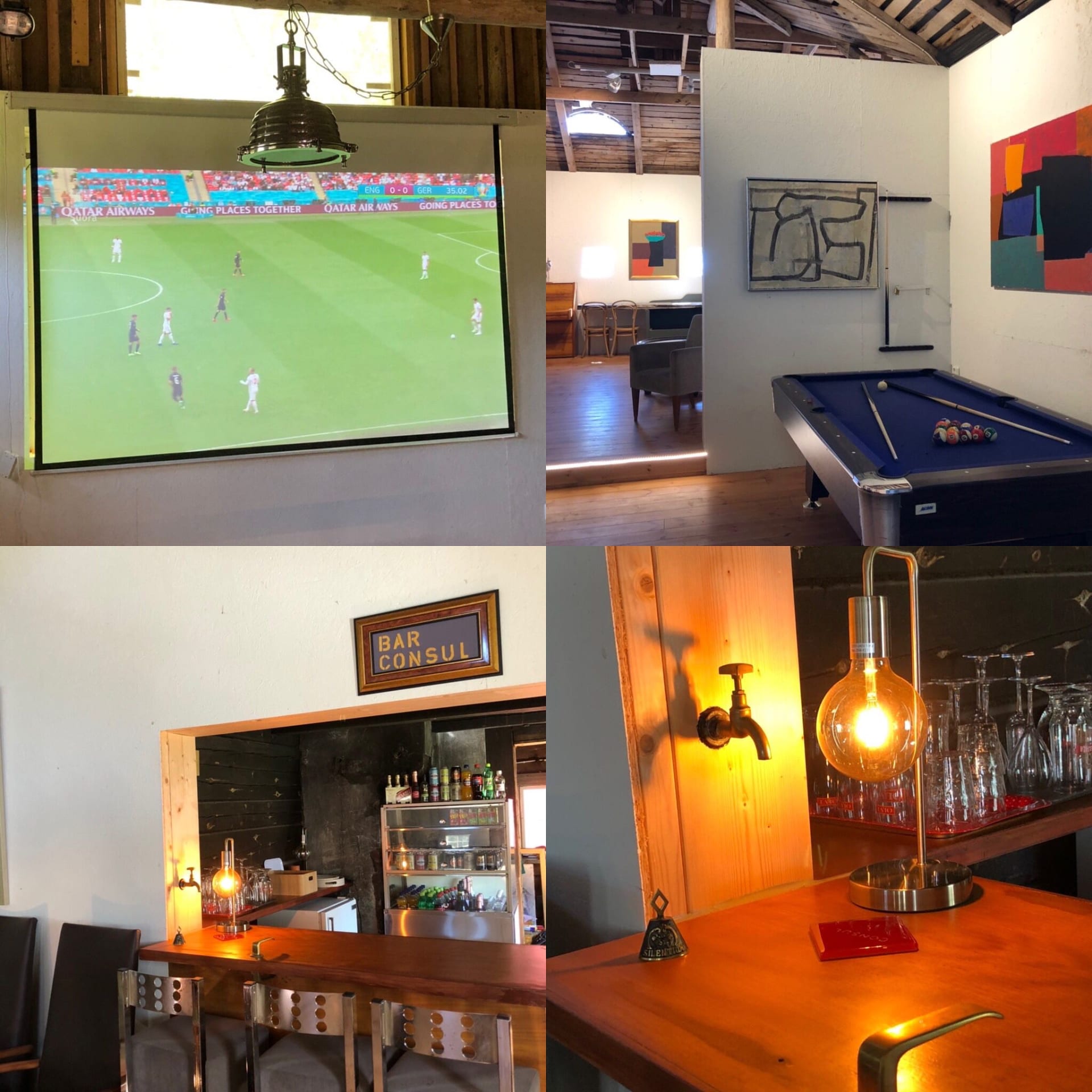 Bar Consul in the café grounds serves beverages and hosts a variety of cultural events. Bar Consul in the café grounds serves beverages and hosts a variety of cultural events.