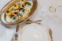 One of Marshal's favourite dish, Pike perch Walewska.