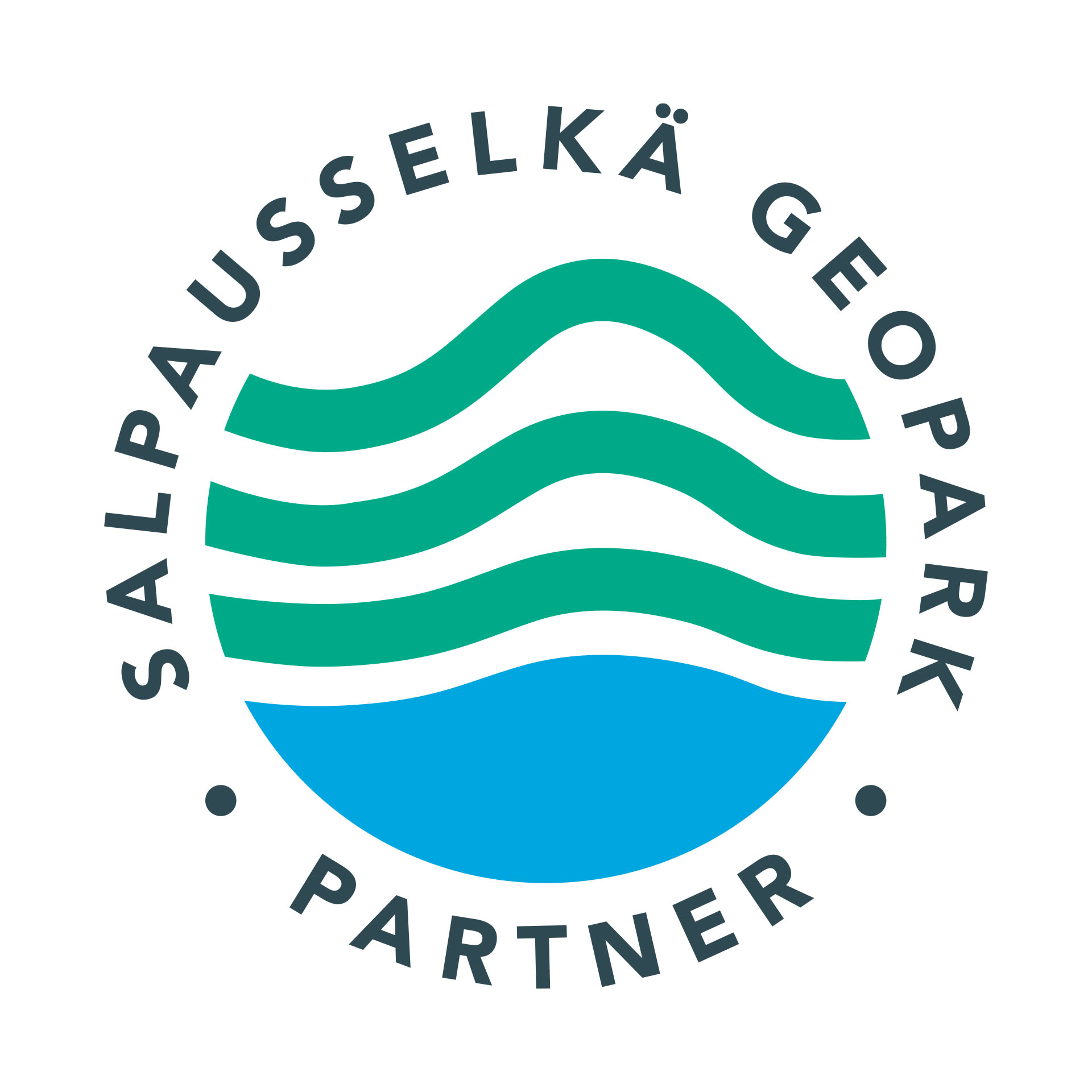 Salpausselkä UNESCO Global Geopark Partner -logo