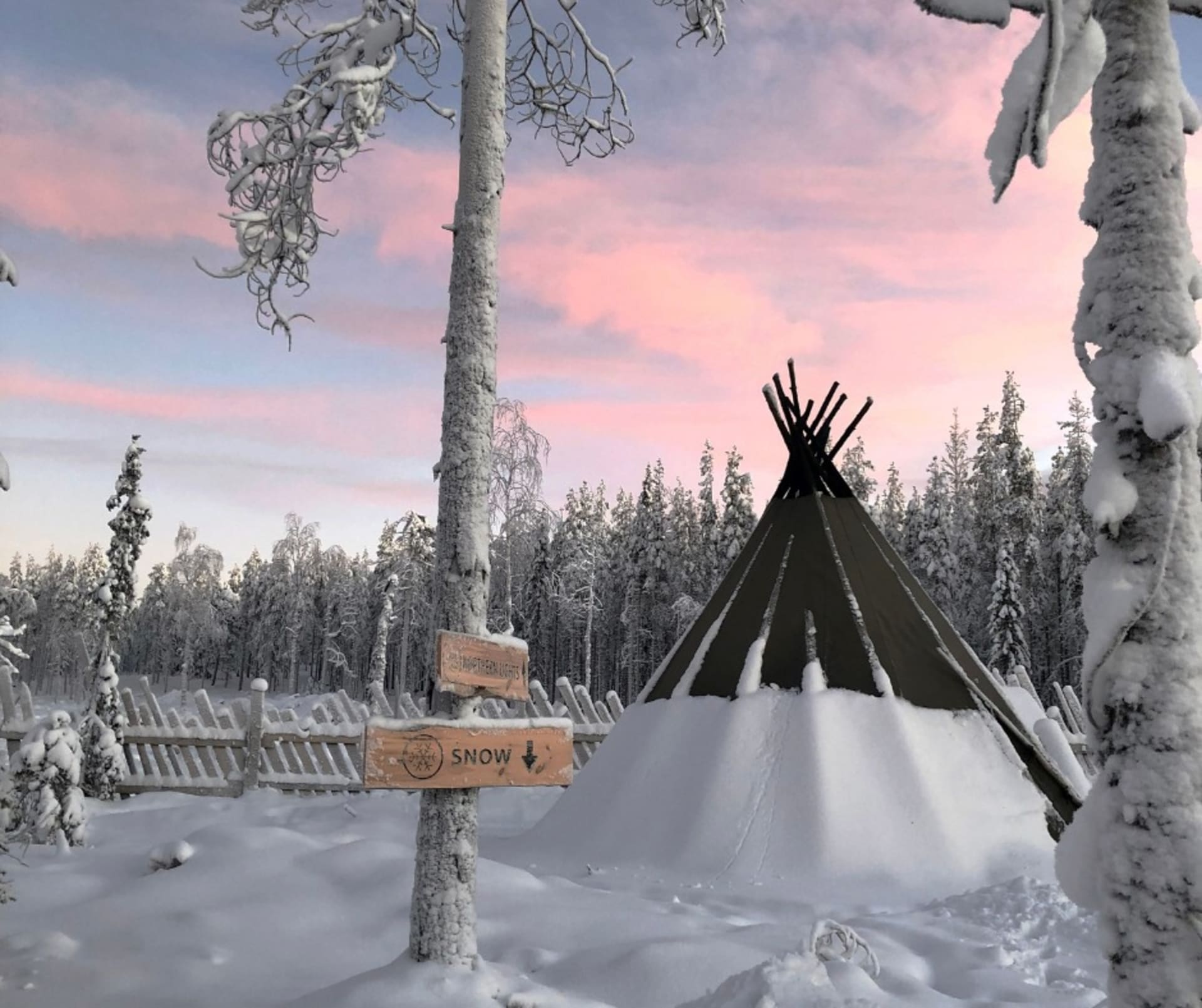 Lappish hut in Kotatieva