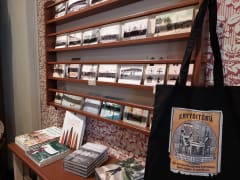 Museokauppa Sparvinin tuotevalikoimaa