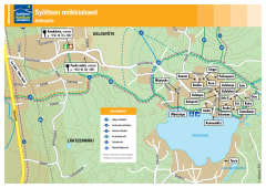 Syötteen keskusvaraamon majoituskohteet Kelosyötteen mökkialueella © Syötteen keskusvaraamo Syötteen keskusvaraamon majoituskohteet Kelosyötteen mökkialueella