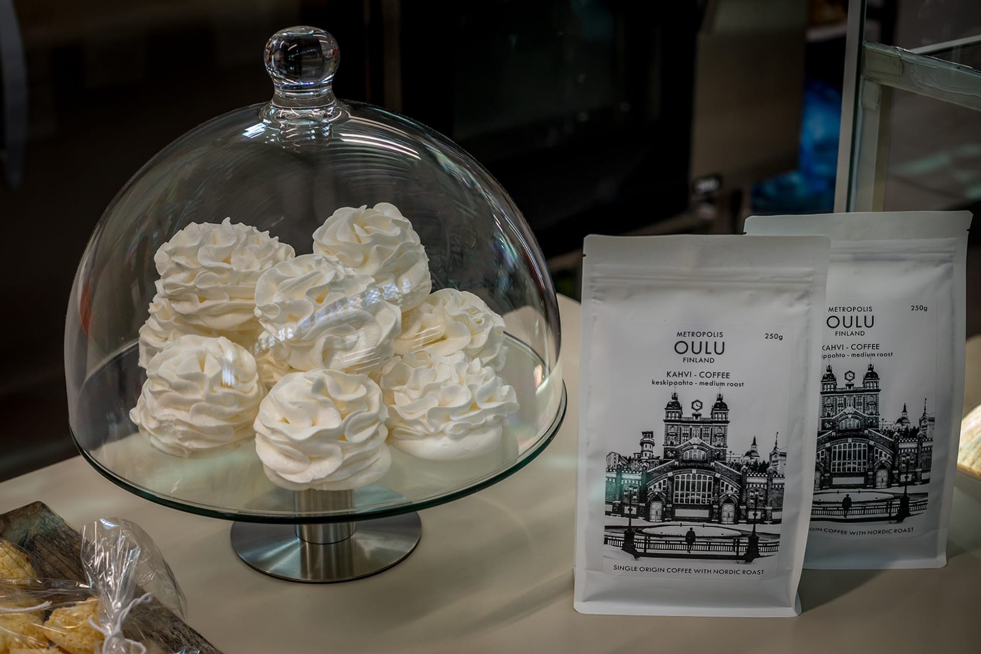 Oulu market hall products.