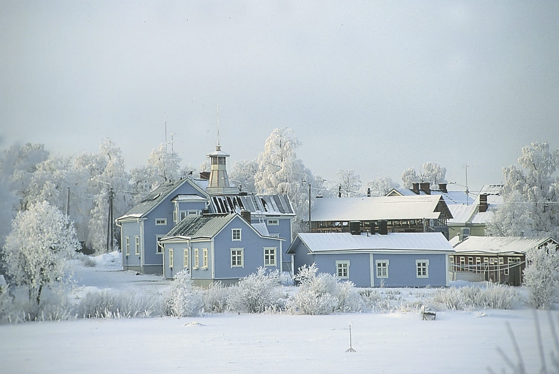 Pikisaari scenery in winter.