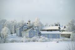Pikisaari scenery in winter.