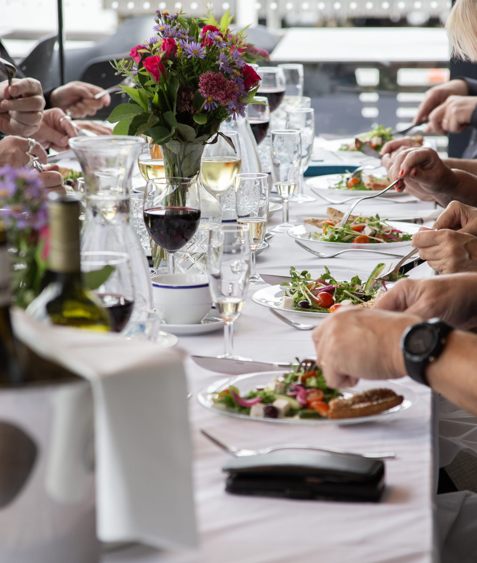 Restaurant services at harbourhotel