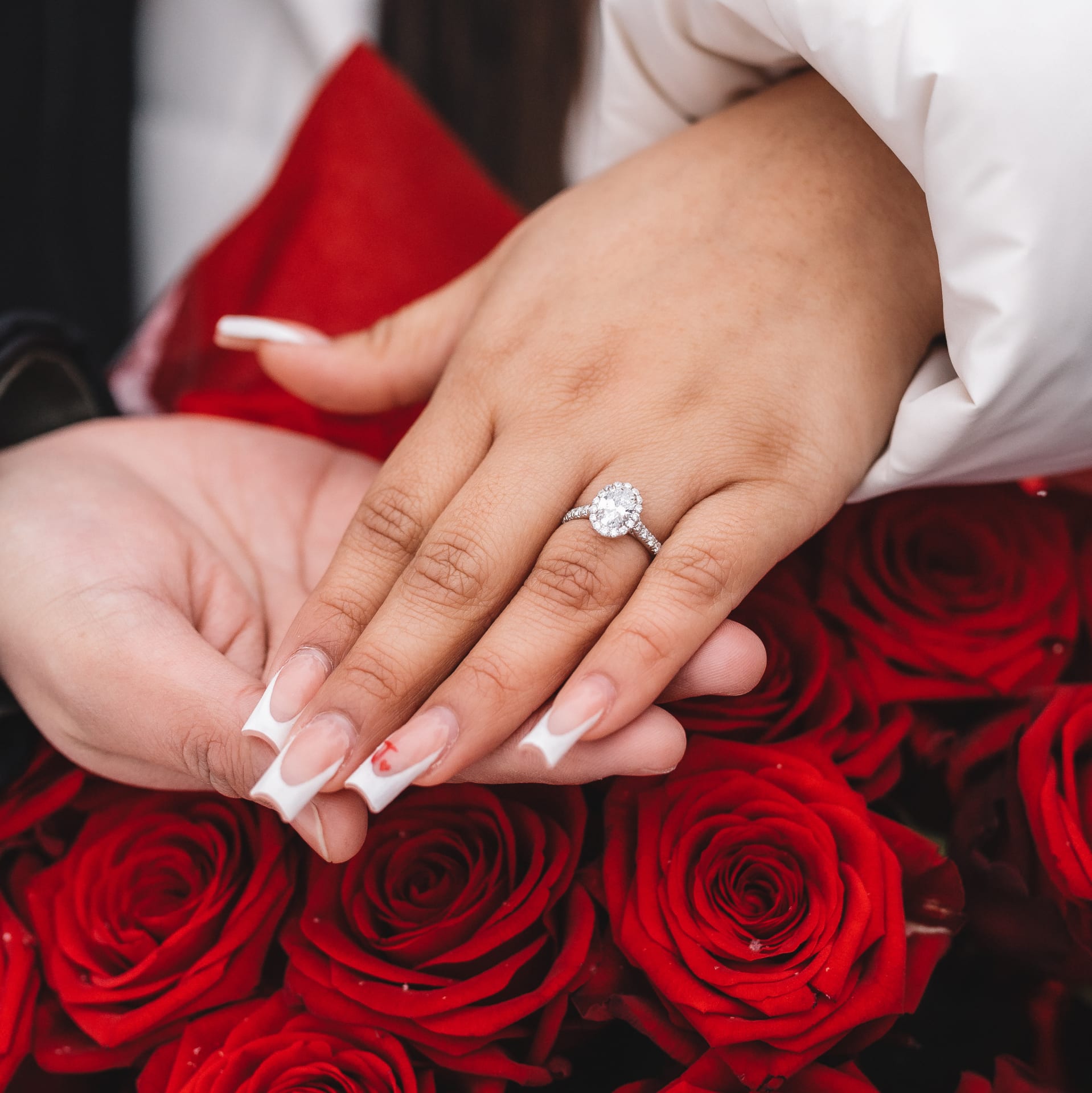 Surprise proposal in the Santa Claus Village