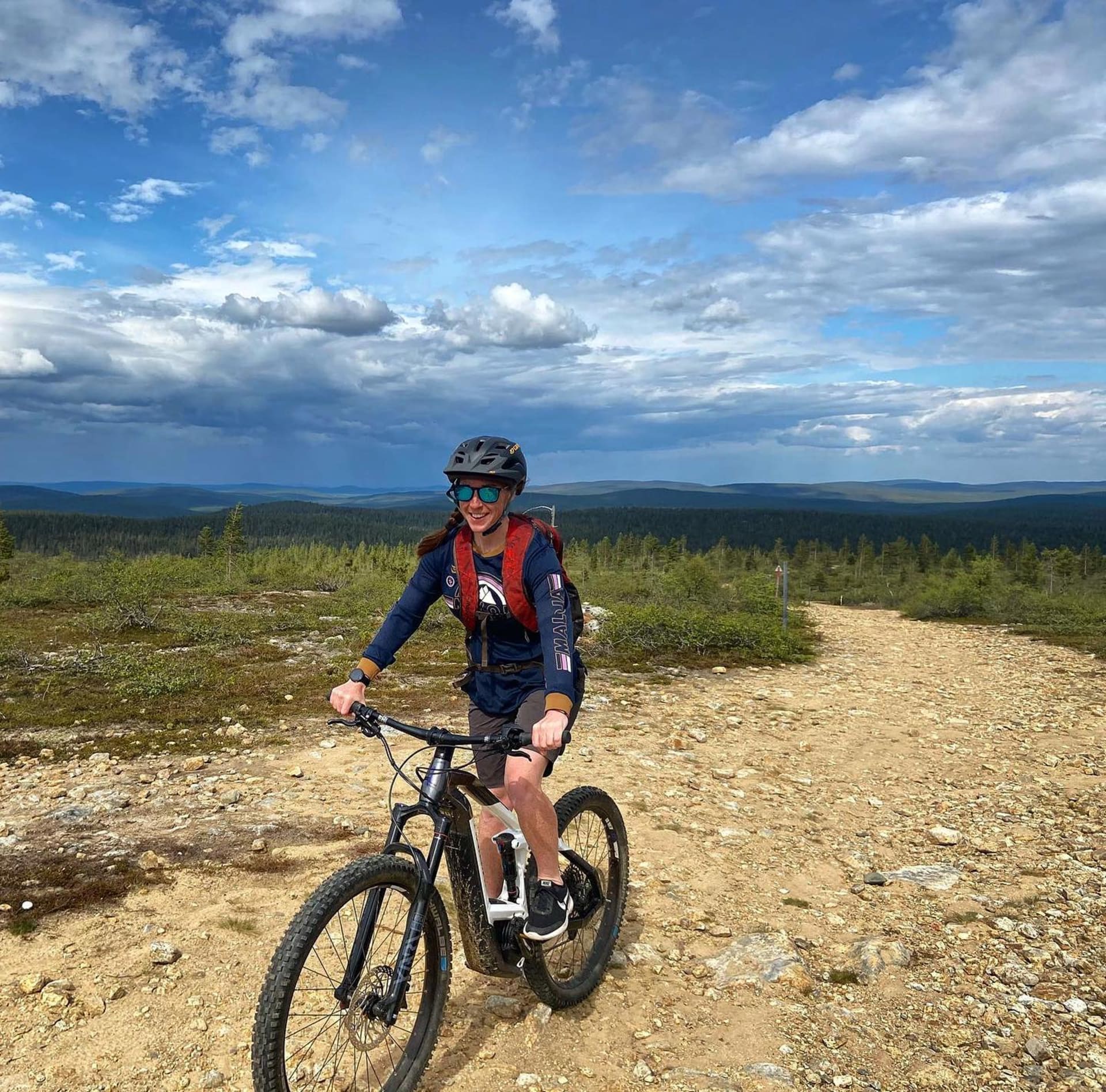 Guided biking excursion