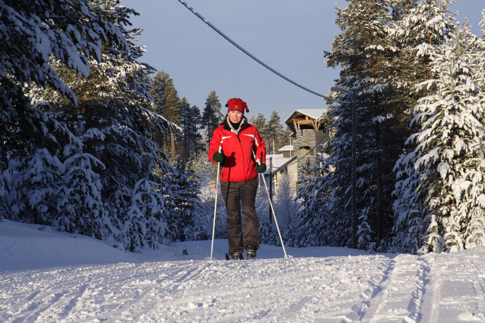 Cross Country Skiing in Hotel Kalevala