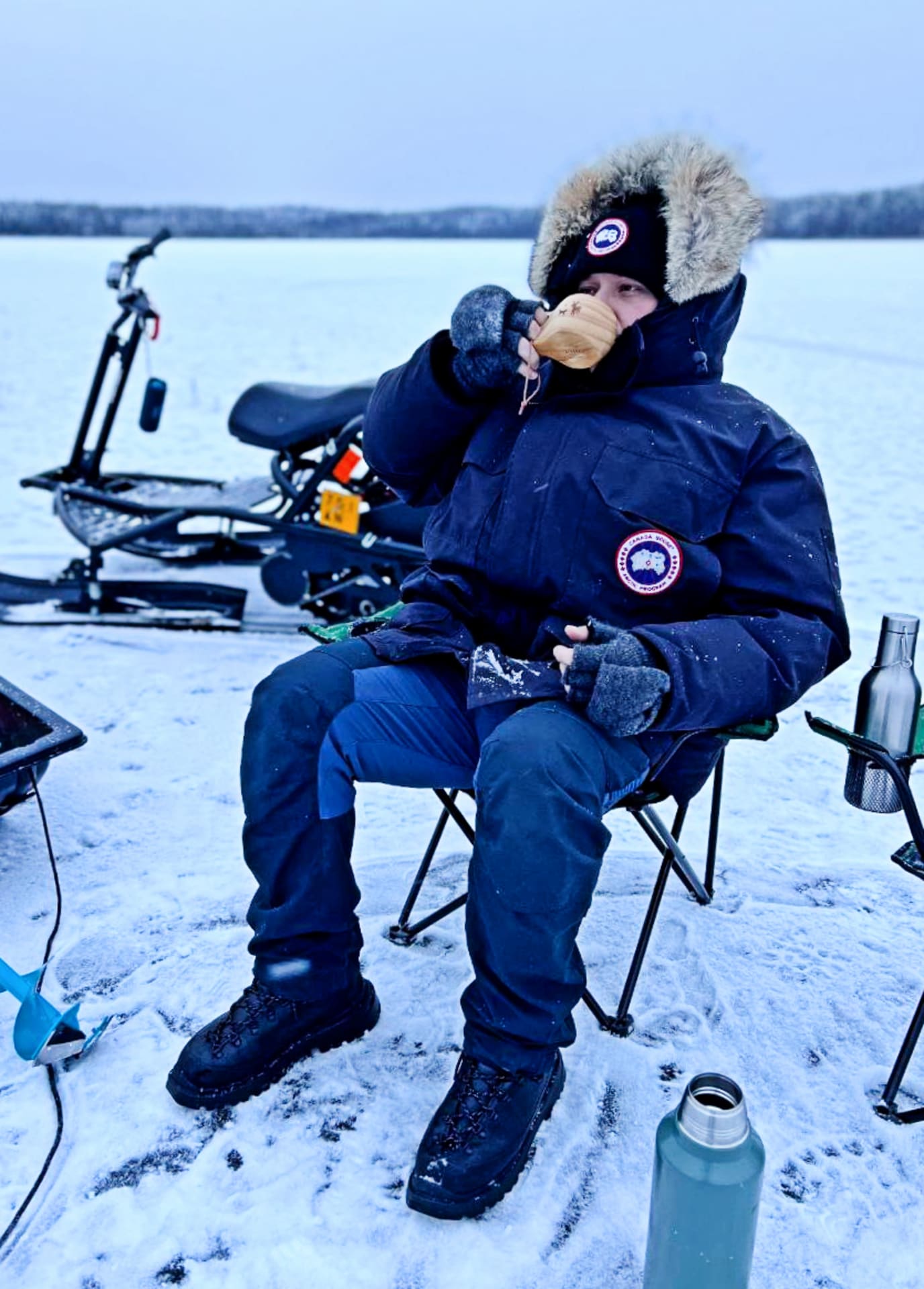 Ice fishing