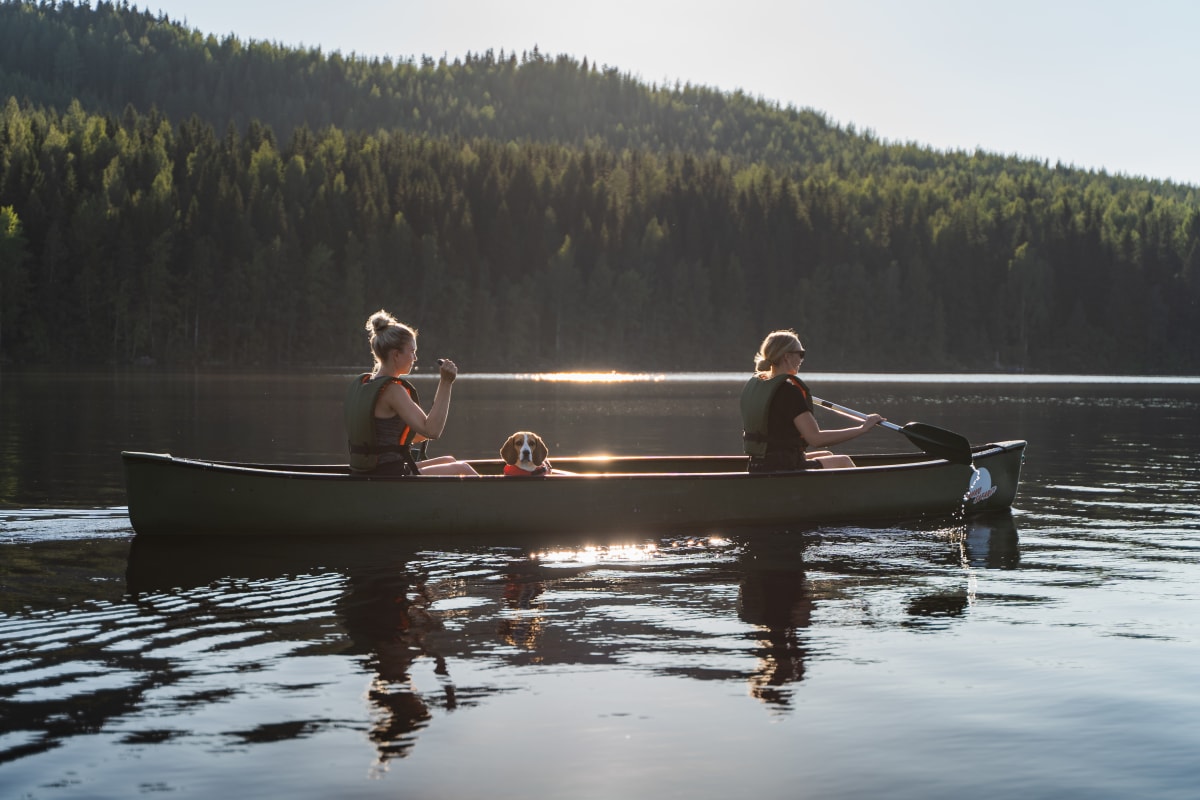 Kayaking and canoeing in Tahko