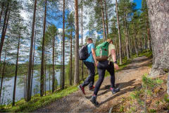 There are several marked hiking trails to choose from in Syöte.