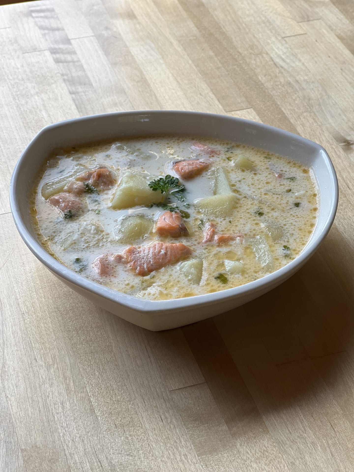 Salmon soup