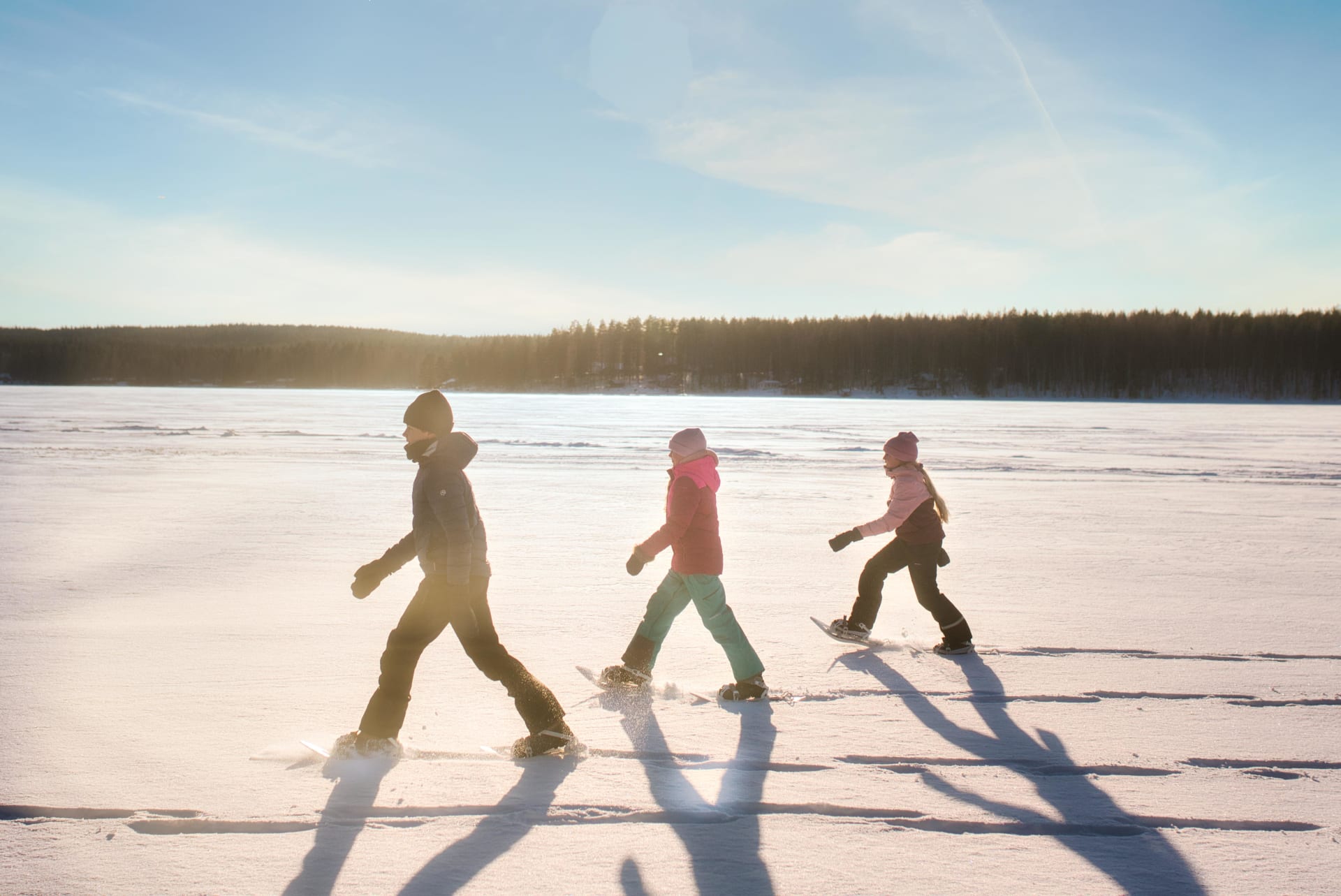 Snowshoeing