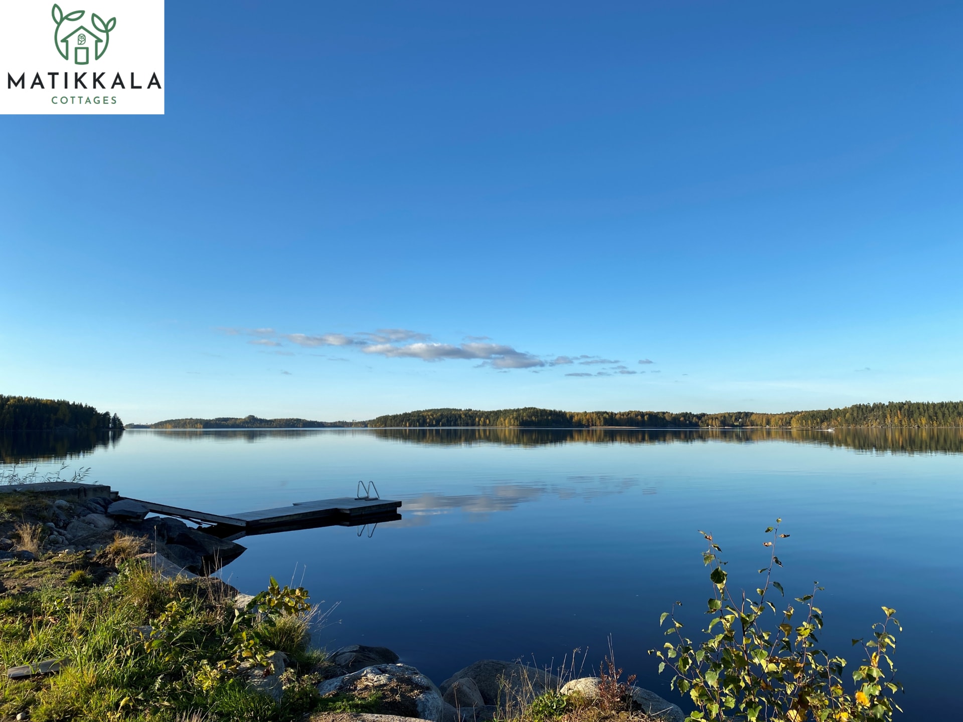 Lakeside view (500 meters from the cottages)