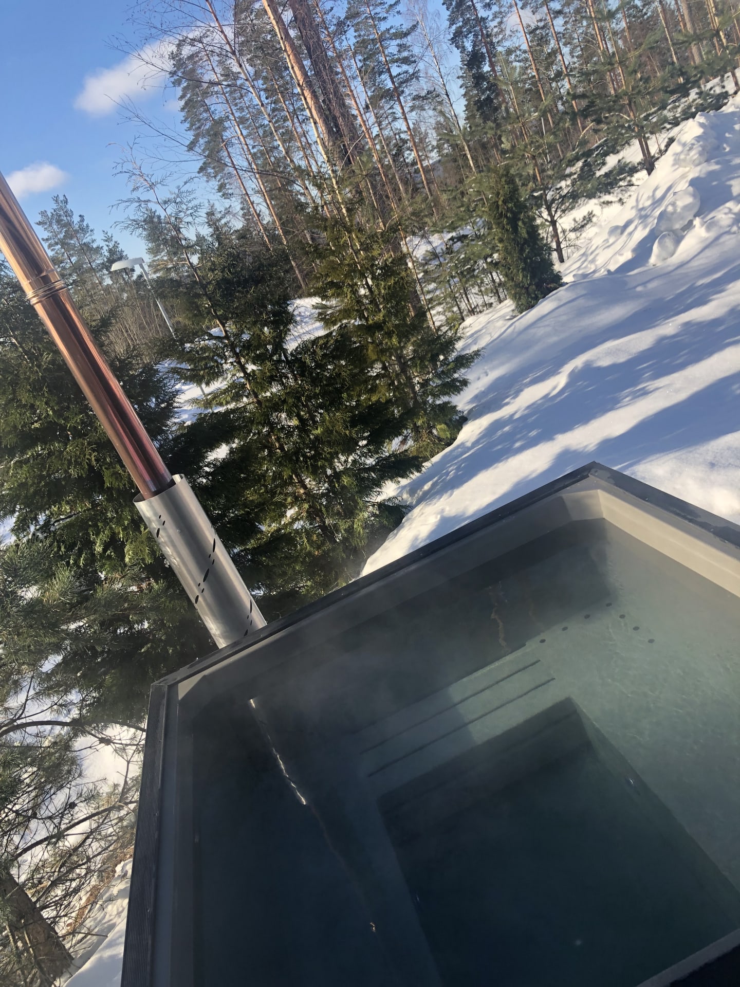 Riihitähdessä on kylpykuutio 8 henkilölle