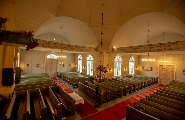 Inside the Siikajoki Church