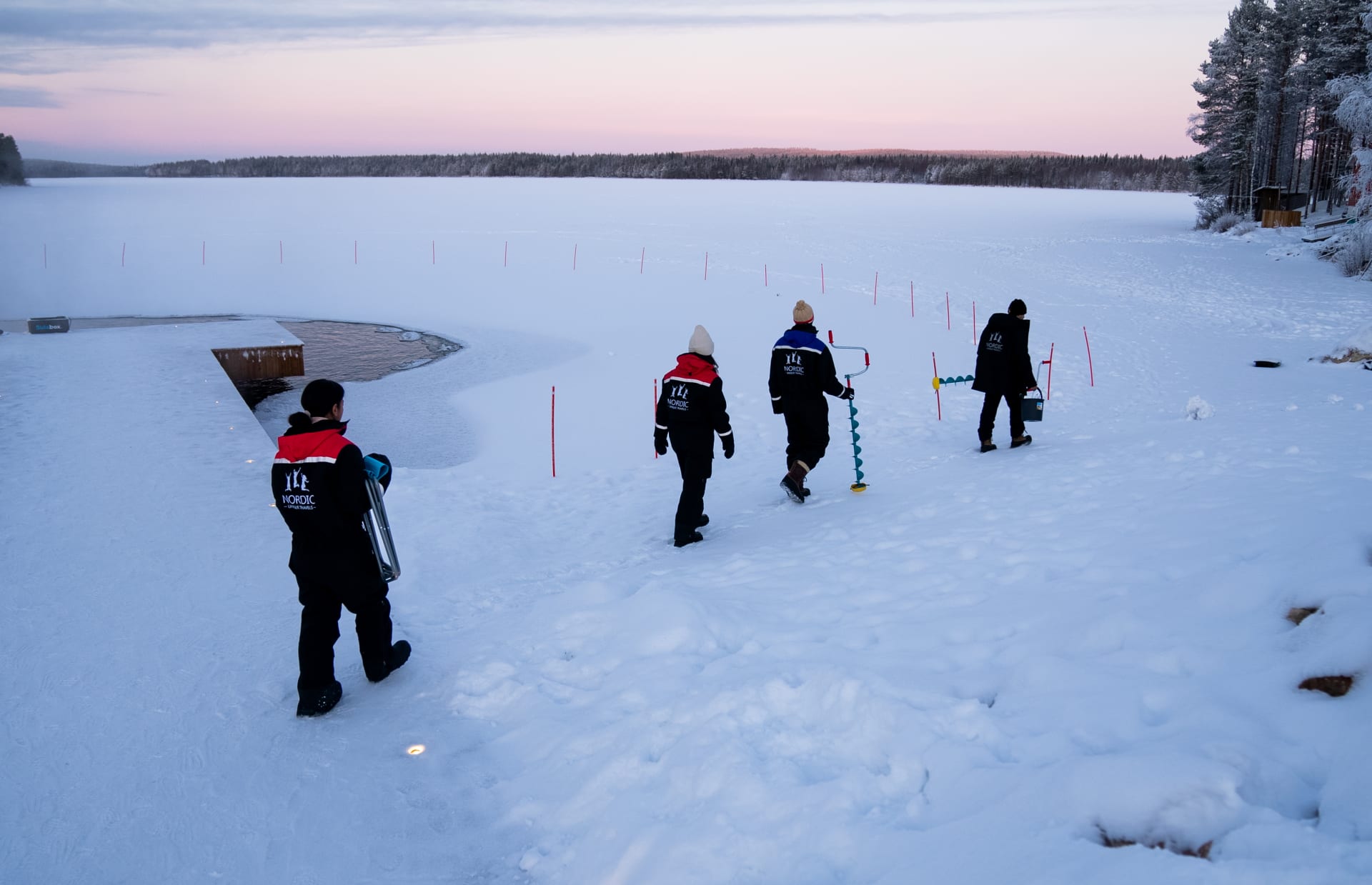 Snowshoeing