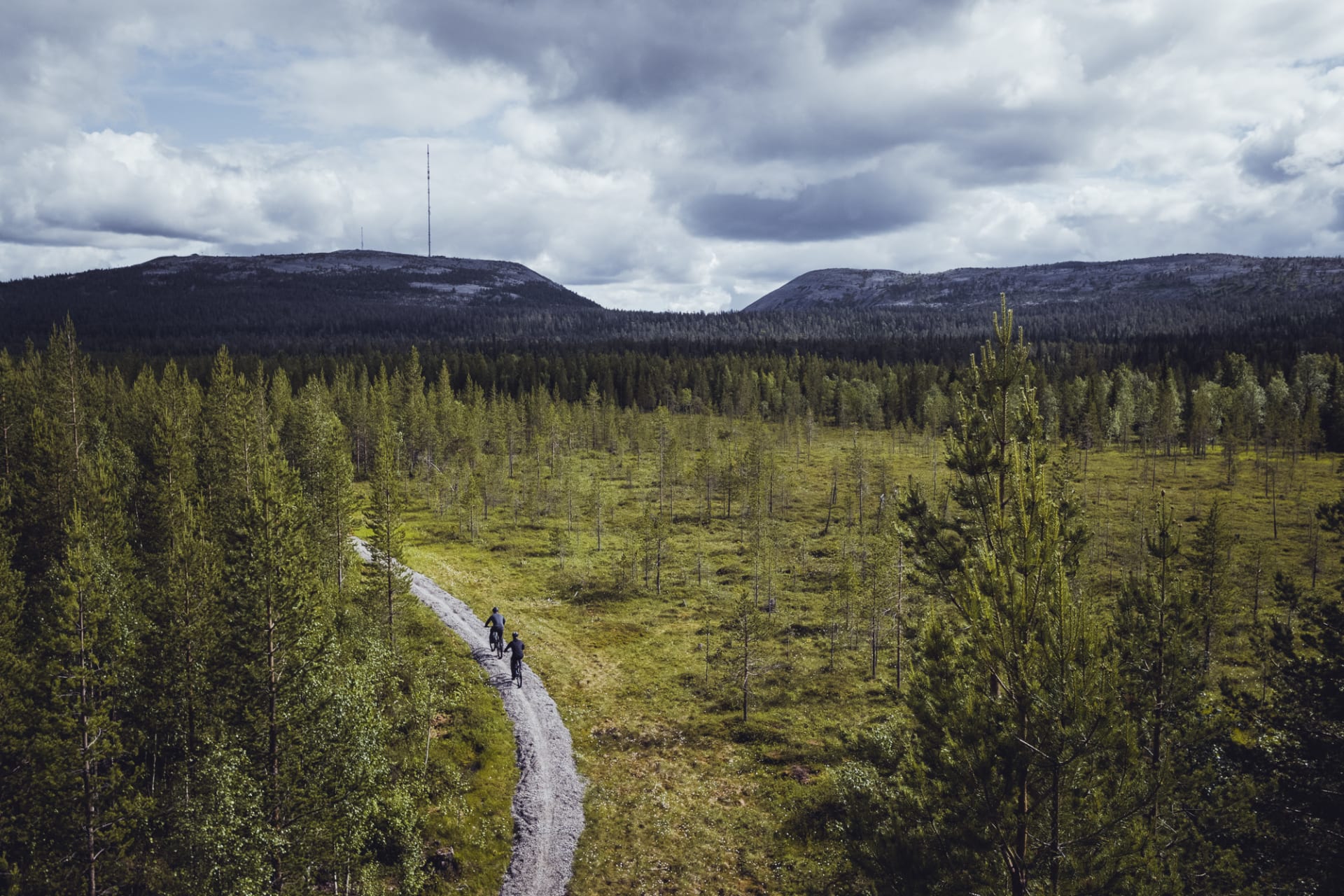 Enjoy Lapland's big skies lit by the Midnight Sun around midsummer