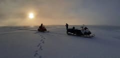 Snowmobiling