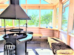 Grillirakennus sisältä