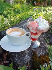 Coffee and ice cream