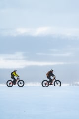 E-Fatbiking on snow