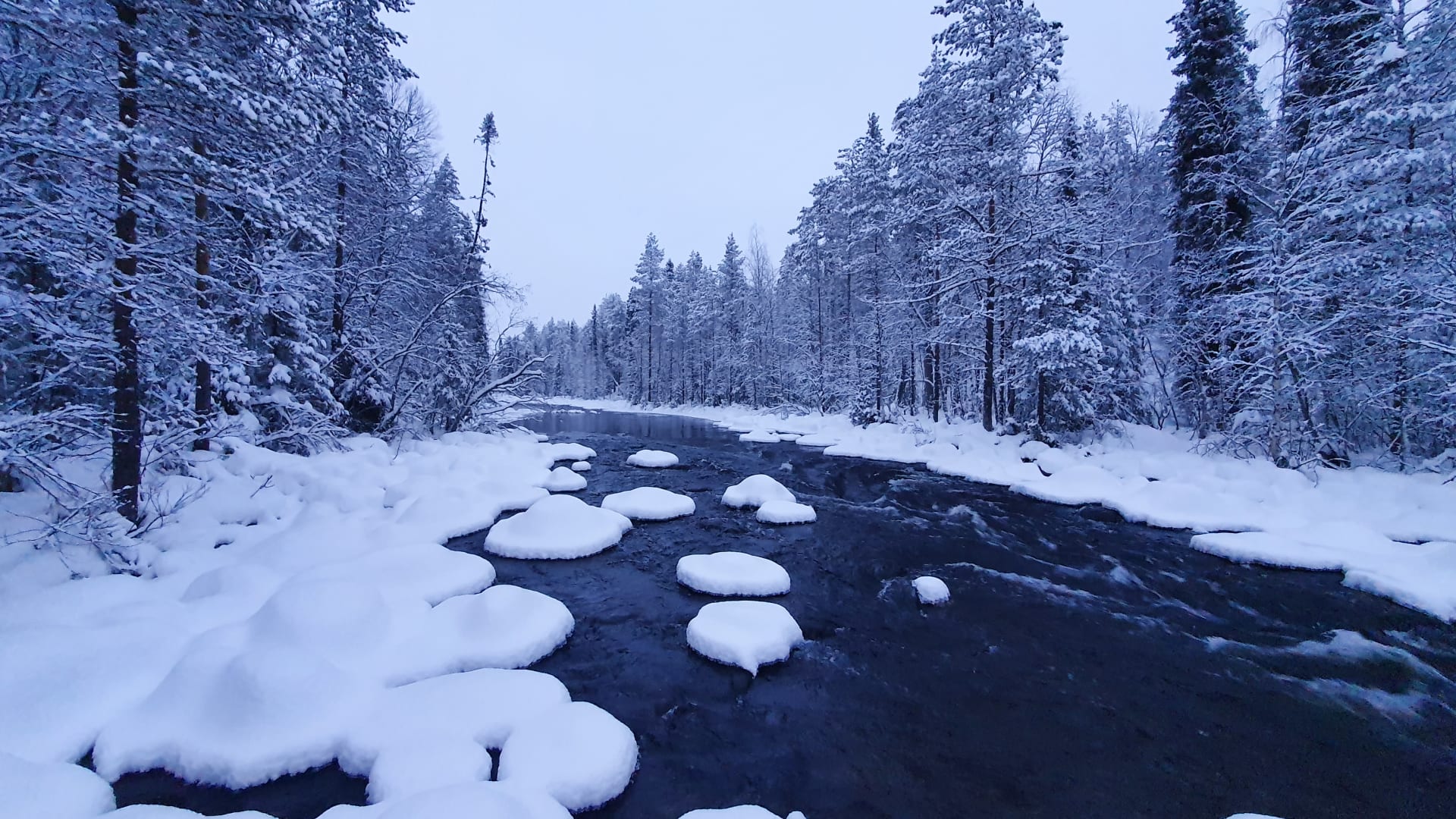 Pieni Karhunkierros -lumikenkäily - Luontoon