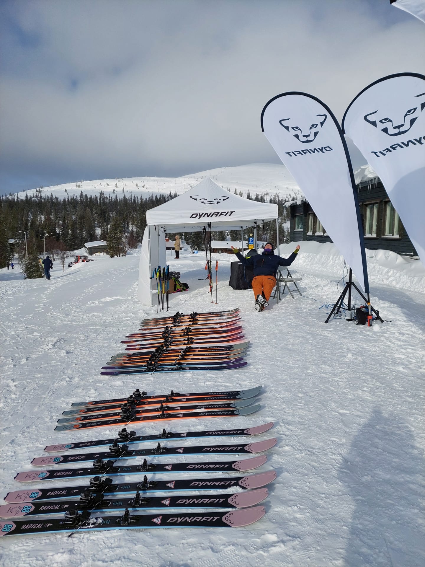 Ski testing in Pallas