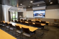 Conference room in classroom style