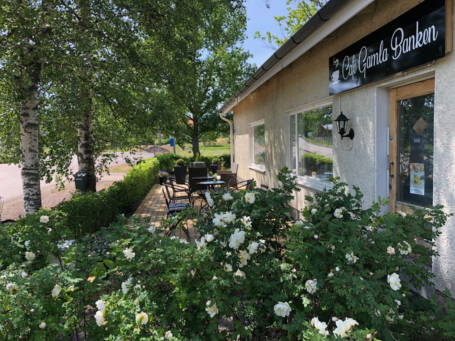 Café Gamla Banken seen from the outside Café Gamla Banken seen from the outside