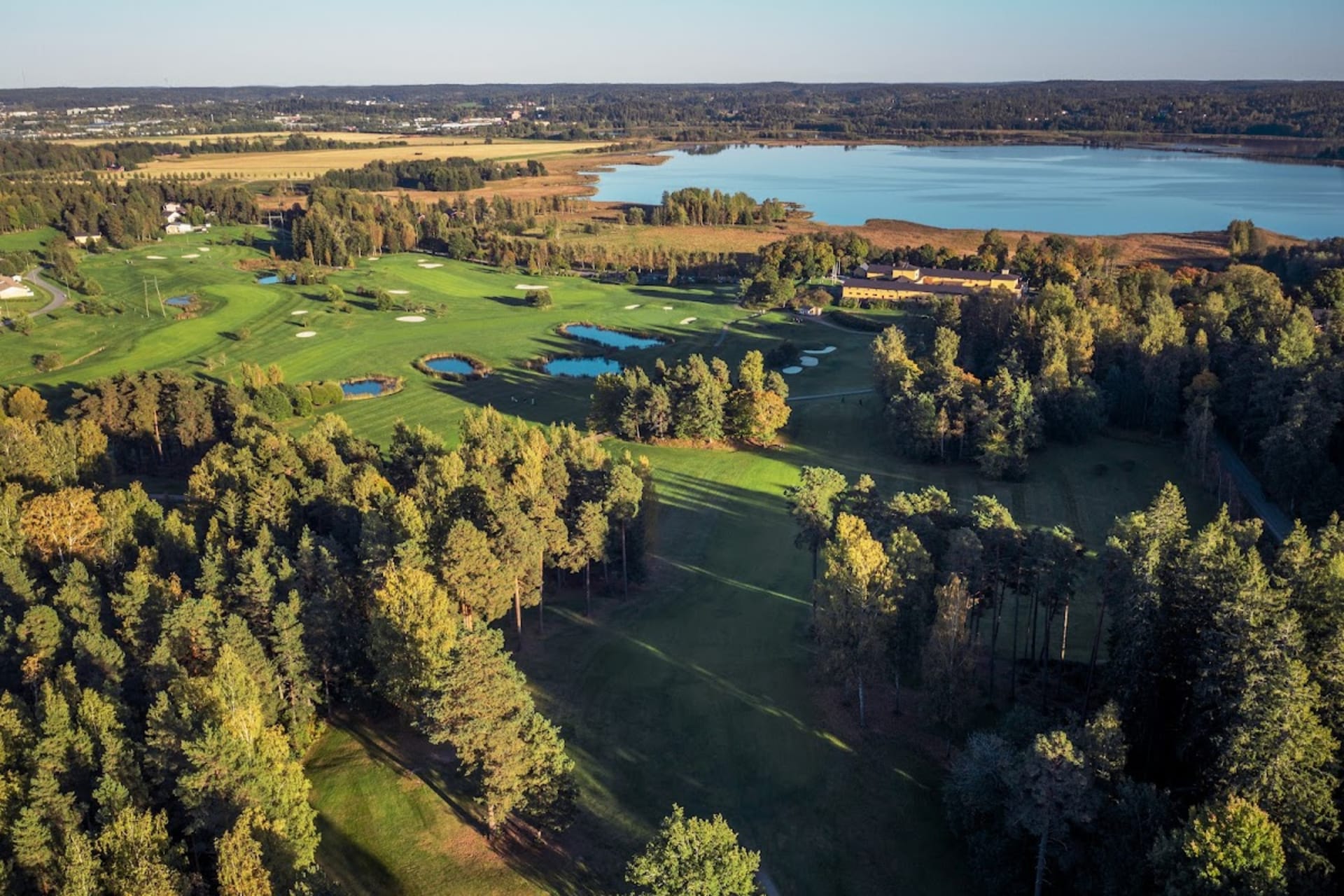 Aerial View of Wiurila Golf Course in Salo