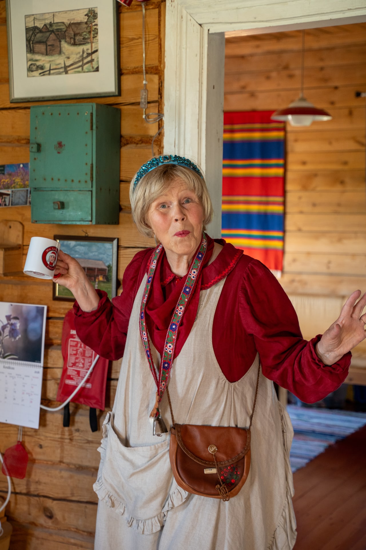 Inside the house of Mrs Santa Claus Finland in Hailuoto island