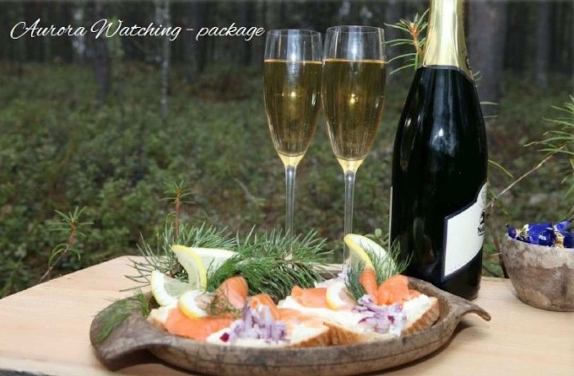 Culinary Aurora Watching Package for two persons