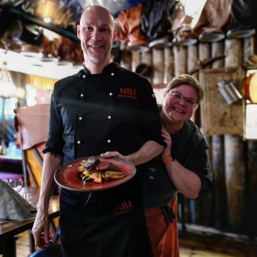 Restaurant Manager Sanna and chef Timo has both been working in Nili over 10-years