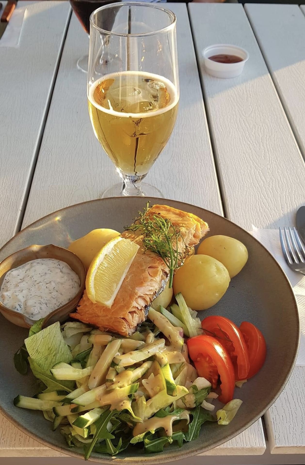 Skagen own smoked salmon Skagen own smoked salmon