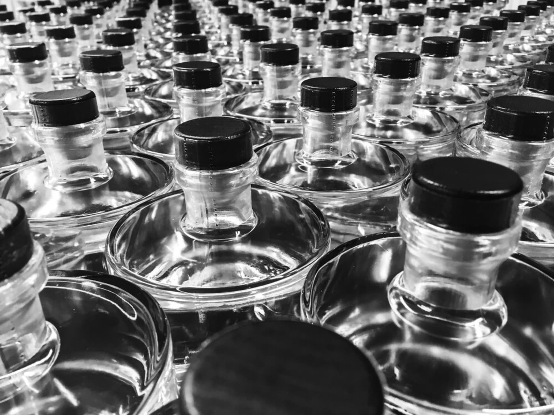 Gin bottles Gin bottles