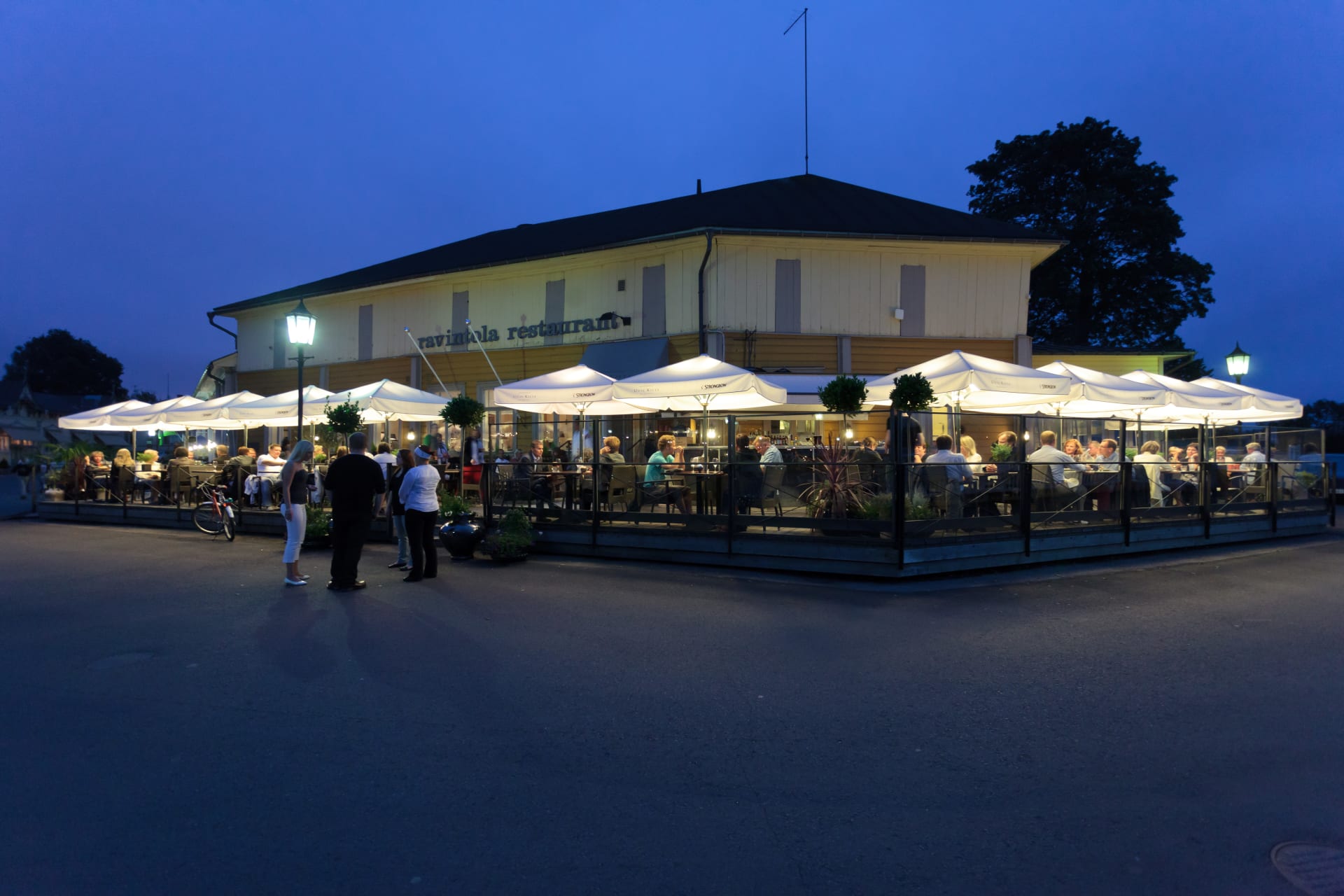 Naantali old town restaurant terrace Naantali old town restaurant terrace