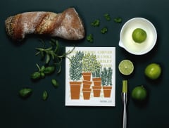 Dishcloth Herbs biodegradable and washable textile.