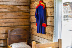 a room in an old house in the open-air museum