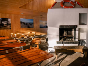 Fireplace room at Yyteri Resort & Camping