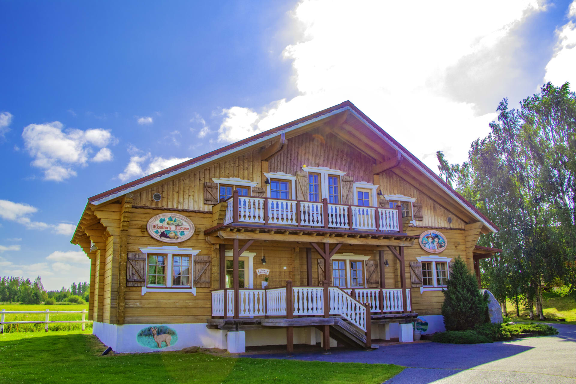 Casa Rosina mökki ulkoapäin.