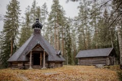 Luontopolun taukopaikka Willa Taiga