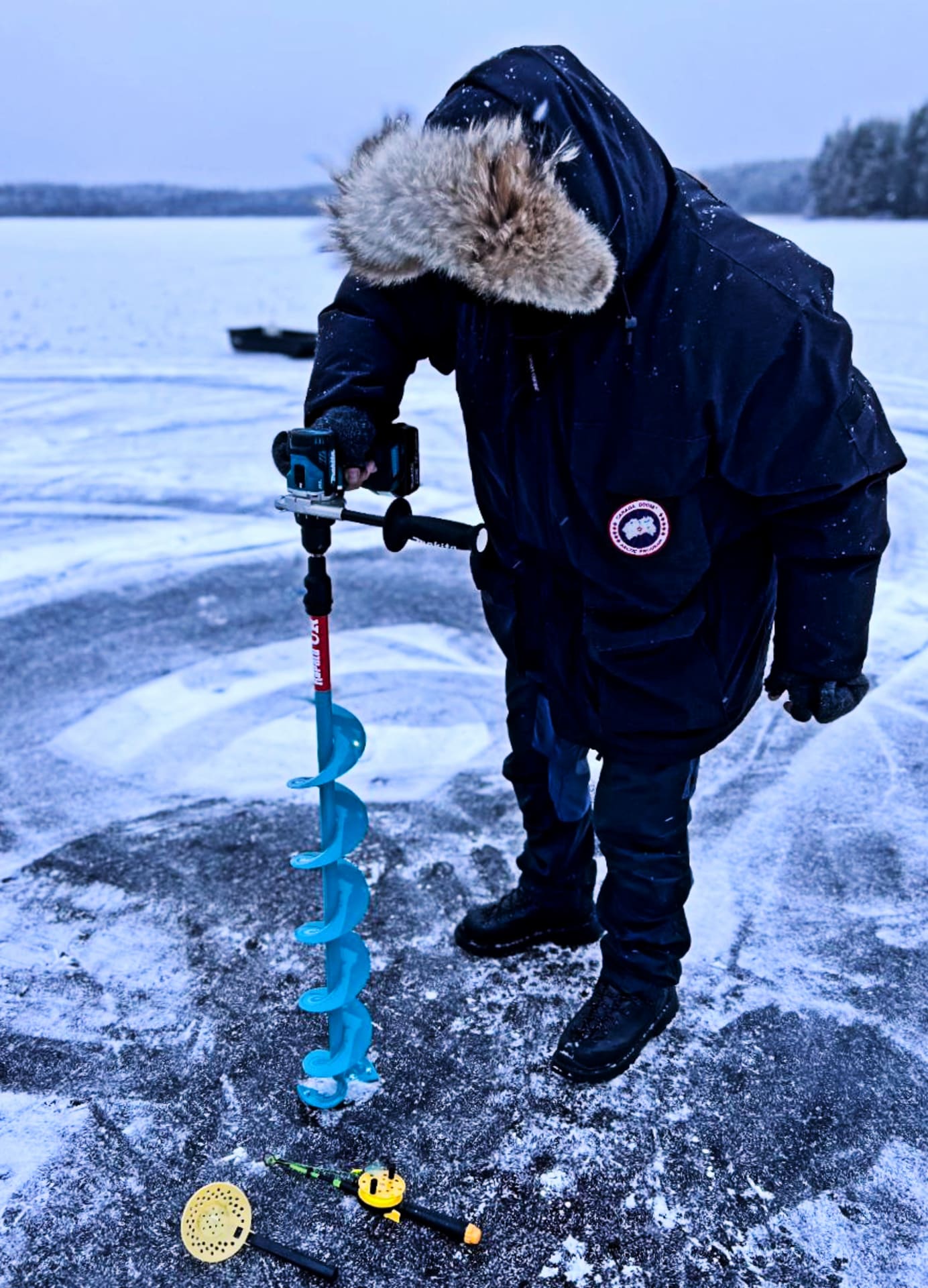 Ice fishing