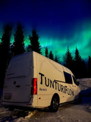 Under the Northern lights