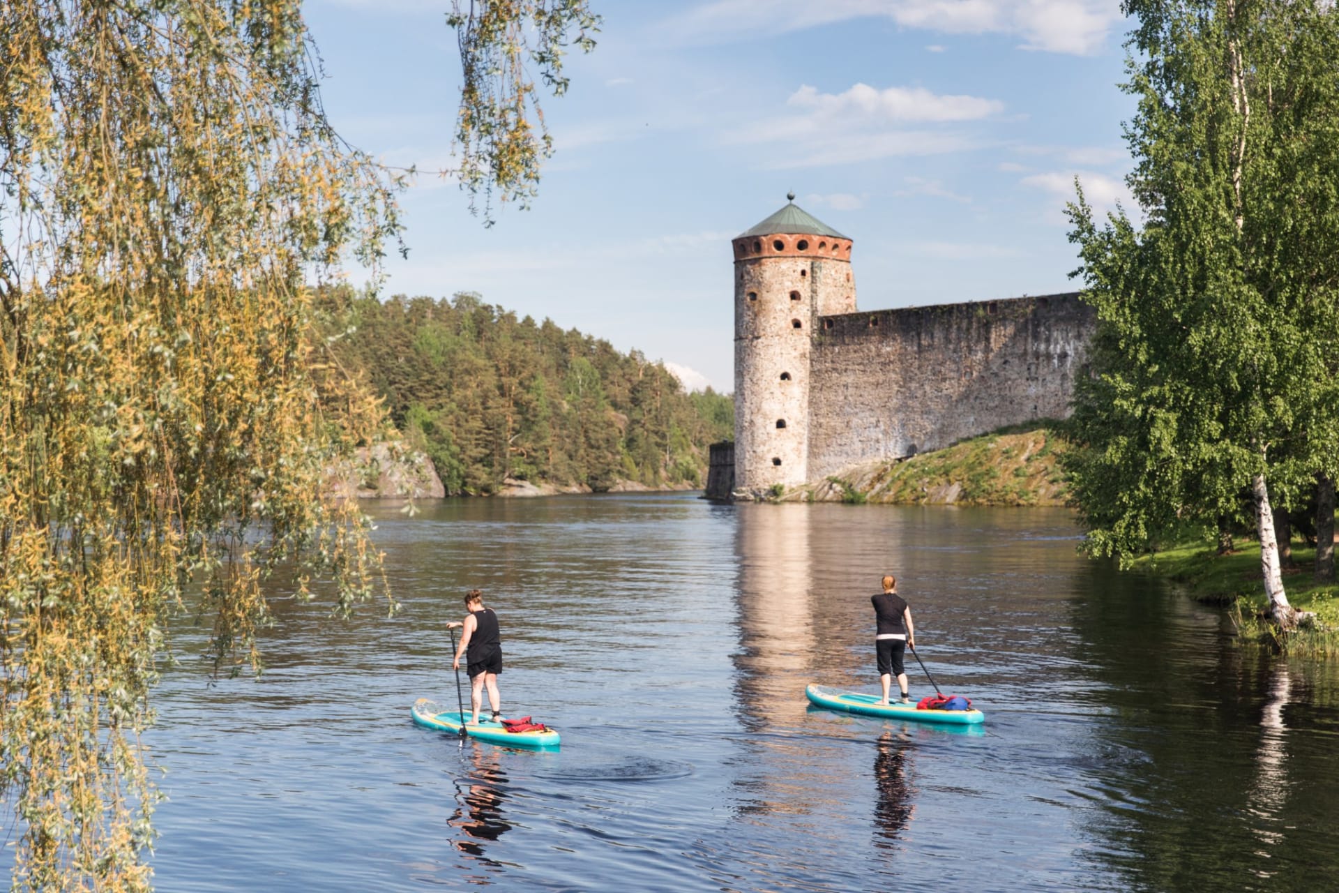 Sup Basic Course on Lake Saimaa