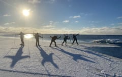 Retkiluistelua yksityisesti